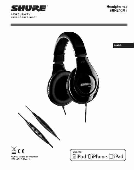 Shure Headphones SRH240m+-page_pdf